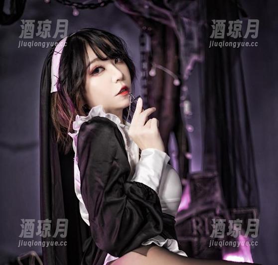 Leah梓未的蓝色妖姬系列美图——每一张都像是一个小剧场，太有趣了！