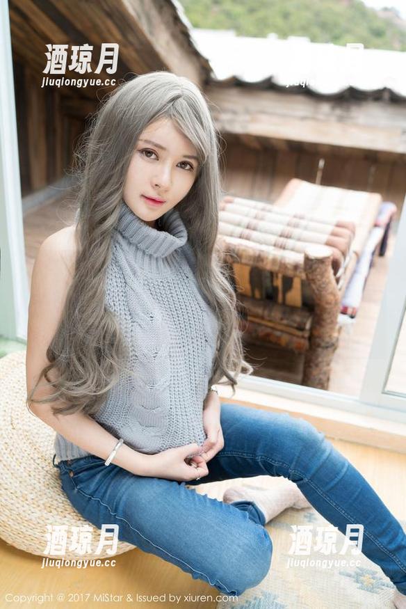 MiStar魅妍社 - 噢，陈雅漫VICKY的网袜图集又更新了！此刻我只想——这袜子能送到我家吗？