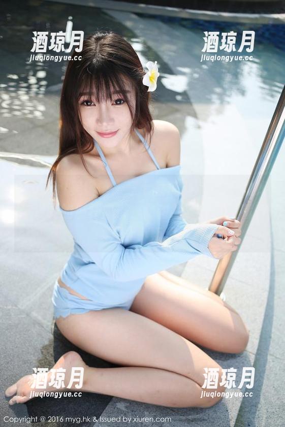 MyGirl美媛馆 - 李七喜的JK套图，比如你爱喝的那杯奶茶，甜甜的，后面还藏着几分小叛逆
