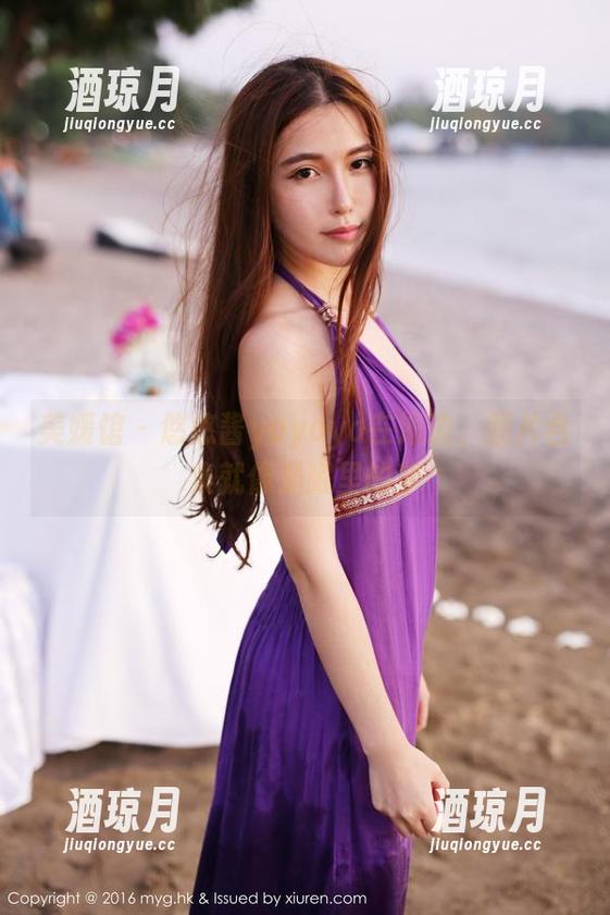 美媛馆 - 悠悠酱yoyoyo在海边，图片合集就像晨曦里的梦